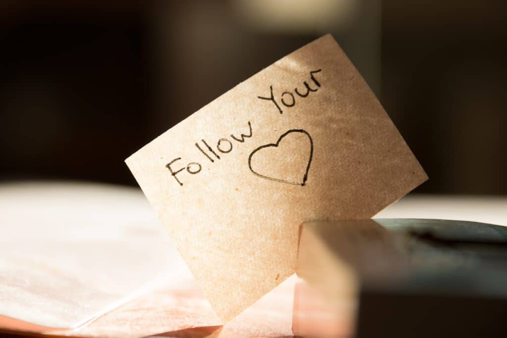 following your intuition